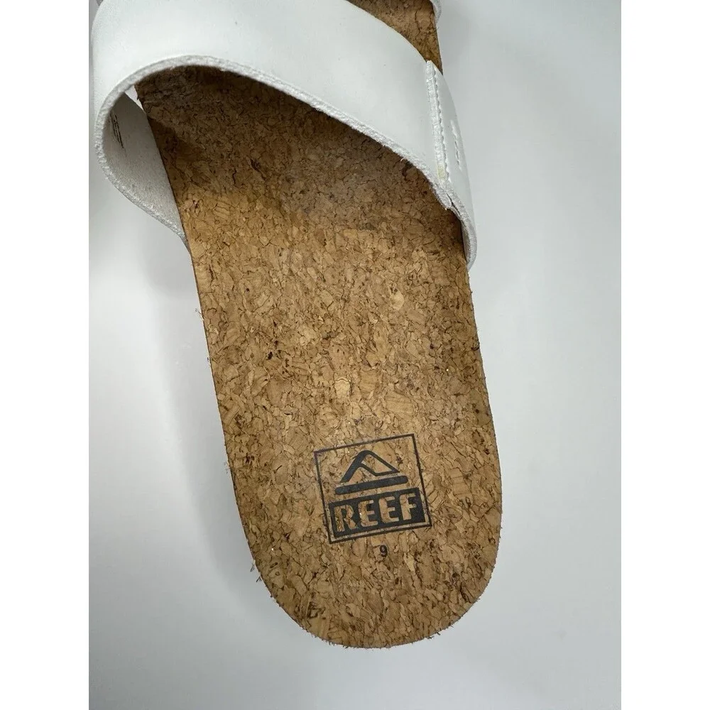 REEF  Vista Hi Platform Sandal Women's White Size 9 NWOT REEF